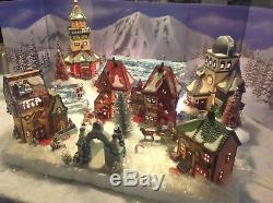 Christmas village display platform Dept56 North Pole