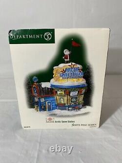 DEPARTMENT 56 ARTIC GAME STATION North Pole Series
