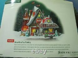 DEPARTMENT 56 Coca-Cola Fizz Factory North Pole Series NEW IN BOX