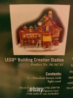 DEPARTMENT 56 LEGO Building Creation Station North Pole Series Village brand new