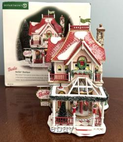 DEPARTMENT 56 North Pole Series BARBIE BOUTIQUE Lighted Village COMPLETE IN BOX