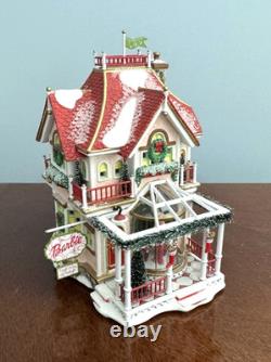 DEPARTMENT 56 North Pole Series BARBIE BOUTIQUE Lighted Village COMPLETE IN BOX