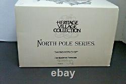 DEPARTMENT 56 SANTA'S WORKSHOP NORTH POLE VILLAGE No. 56006 NEW IN BOX