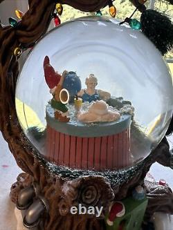 DEPT 56 56888 North Pole Woods Series SANTA'S HOT TUB Excellent Condition with Box
