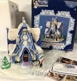 DEPT 56 FROSTY THE SNOWMAN'S HOUSE Christmas Village Lighted RARE In Box