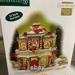 DEPT 56 NORTH POLE ANIMATED ELFIN TOY MUSEUM 56959 HAND NUMBERED LTD ED New