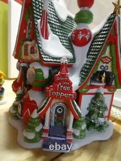 DEPT 56 NORTH POLE Christmasland Tree Toppers #402870 2007 CHIMNEY REPAIRED