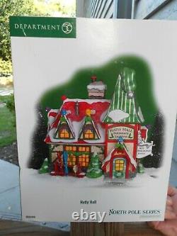 DEPT 56 NORTH POLE HATLY HALL, MITTEN MANOR, LUNCH BOX CAFE + 1 FOR aipik-66