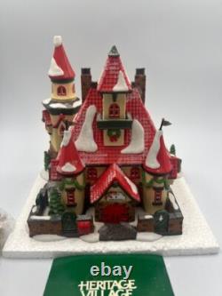 DEPT 56 NORTH POLE SERIES ROUTE 1 NORTH POLE HOME OF MR & MRS CLAUS Heritage V
