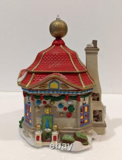 DEPT 56 NORTH POLE SERIES Village STAR BRITE GLASS ORNAMENT SHOP 2013 SKU4030712