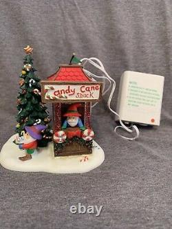 DEPT 56 NORTH POLE VILLAGE CANDY CANE SHACK Perfect condition