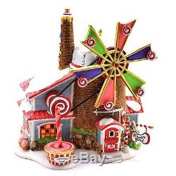Dept 56 North Pole Village Christmas Candy MILL 56762 Animated New In/ Box