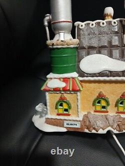 DEPT 56 NORTH POLE VILLAGE COCOA CHOCOLATE WORKS 805545 RETIRED MINT Working