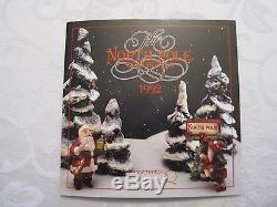 DEPT. 56 NORTH POLE VILLAGE-COLLECTION OF 106 ITEMS