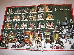 DEPT. 56 NORTH POLE VILLAGE-COLLECTION OF 106 ITEMS