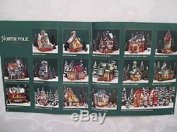 DEPT. 56 NORTH POLE VILLAGE-COLLECTION OF 106 ITEMS