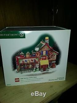 Dept 56 North Pole Village Lego Building Creation Station New In Box