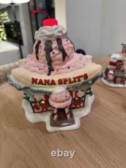 DEPT 56 NORTH POLE VILLAGE NANA SPLIT'S ICE CREAM PARLOR 4025283 Whip Cherry