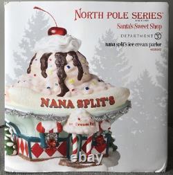 DEPT 56 NORTH POLE VILLAGE NANA SPLIT'S ICE CREAM PARLOR 4025283 Whip Cherry