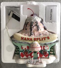 DEPT 56 NORTH POLE VILLAGE NANA SPLIT'S ICE CREAM PARLOR 4025283 Whip Cherry