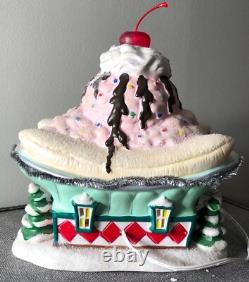 DEPT 56 NORTH POLE VILLAGE NANA SPLIT'S ICE CREAM PARLOR 4025283 Whip Cherry