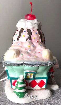 DEPT 56 NORTH POLE VILLAGE NANA SPLIT'S ICE CREAM PARLOR 4025283 Whip Cherry