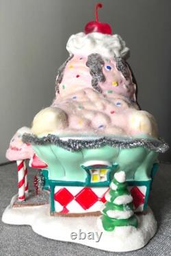 DEPT 56 NORTH POLE VILLAGE NANA SPLIT'S ICE CREAM PARLOR 4025283 Whip Cherry