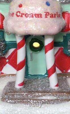 DEPT 56 NORTH POLE VILLAGE NANA SPLIT'S ICE CREAM PARLOR 4025283 Whip Cherry
