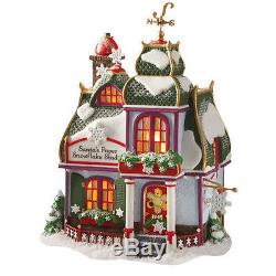 Dept 56 North Pole Village Santa's Paper Snowflake Studio New