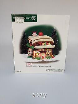 DEPT 56 NORTH POLE VILLAGE SERIES FRETTA'S FRUIT CAKE COMPANY read