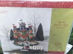 DEPT 56 NORTH POLE Village GLACIER PARK PAVILLION READ BELOW NIB