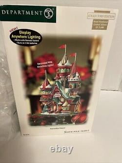 DEPT 56 NORTH POLE Village POINSETTIA PALACE NIB