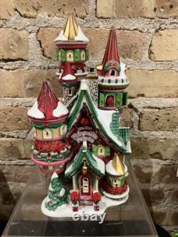 DEPT 56 NORTH POLE Village POINSETTIA PALACE NIB FREE SHIPPING