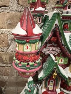 DEPT 56 NORTH POLE Village POINSETTIA PALACE NIB FREE SHIPPING