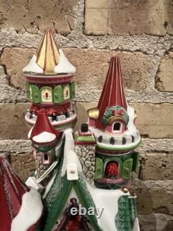 DEPT 56 NORTH POLE Village POINSETTIA PALACE NIB FREE SHIPPING