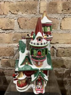 DEPT 56 NORTH POLE Village POINSETTIA PALACE NIB FREE SHIPPING