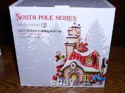 DEPT 56 NORTH POLE Village SANTA'S HELPERS TRAINING ACADEMY NIB