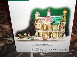 DEPT 56 NORTH POLE Village SUGAR HILL ROW HOUSES NIB