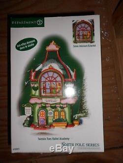 DEPT 56 NORTH POLE Village TWINKLE TOES BALLET ACADEMY NIB