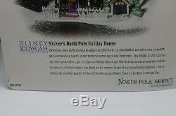 DEPT 56 North Pole Mickey's Holiday House Walt Disney Showcase Christmas Village