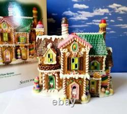 DEPT 56 North Pole SUGAR HILL ROW HOUSES! Candy, Gingerbread, Sweets, Perfect