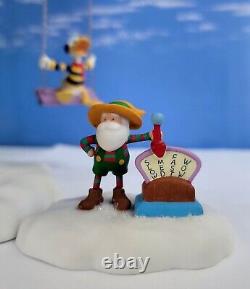 DEPT 56 North Pole SWINGING DISNEY FAB 5! Excellent, Goofy, Donald, Mickey