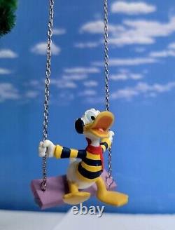 DEPT 56 North Pole SWINGING DISNEY FAB 5! Excellent, Goofy, Donald, Mickey