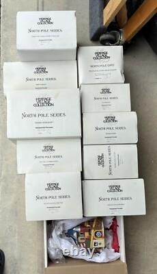 DEPT 56 North Pole Series All boxed and Mint Condition See Other Listings
