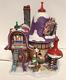 Dept 56 North Pole Series Board Games Factory Christmas Lighted 2005 Hasbro