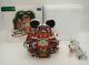 Dept. 56 North Pole Series Mickey Mouse Watch Factory Snowy Disney Showcase