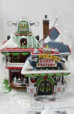 DEPT 56 North Pole Village ROBBIE'S ROBOT FACTORY Limited Edition NEW Box 799998