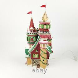 DEPT 56 NorthPole POINSETTIA PALACE Christmas Village Retired Autographed Read