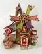 Dept 56 The Christmas Candy Mill North Pole #56762 With Working Moving Windmill