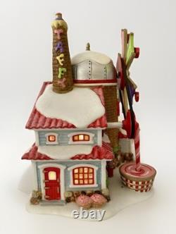 DEPT 56 THE CHRISTMAS CANDY MILL NORTH POLE #56762 with WORKING MOVING WINDMILL